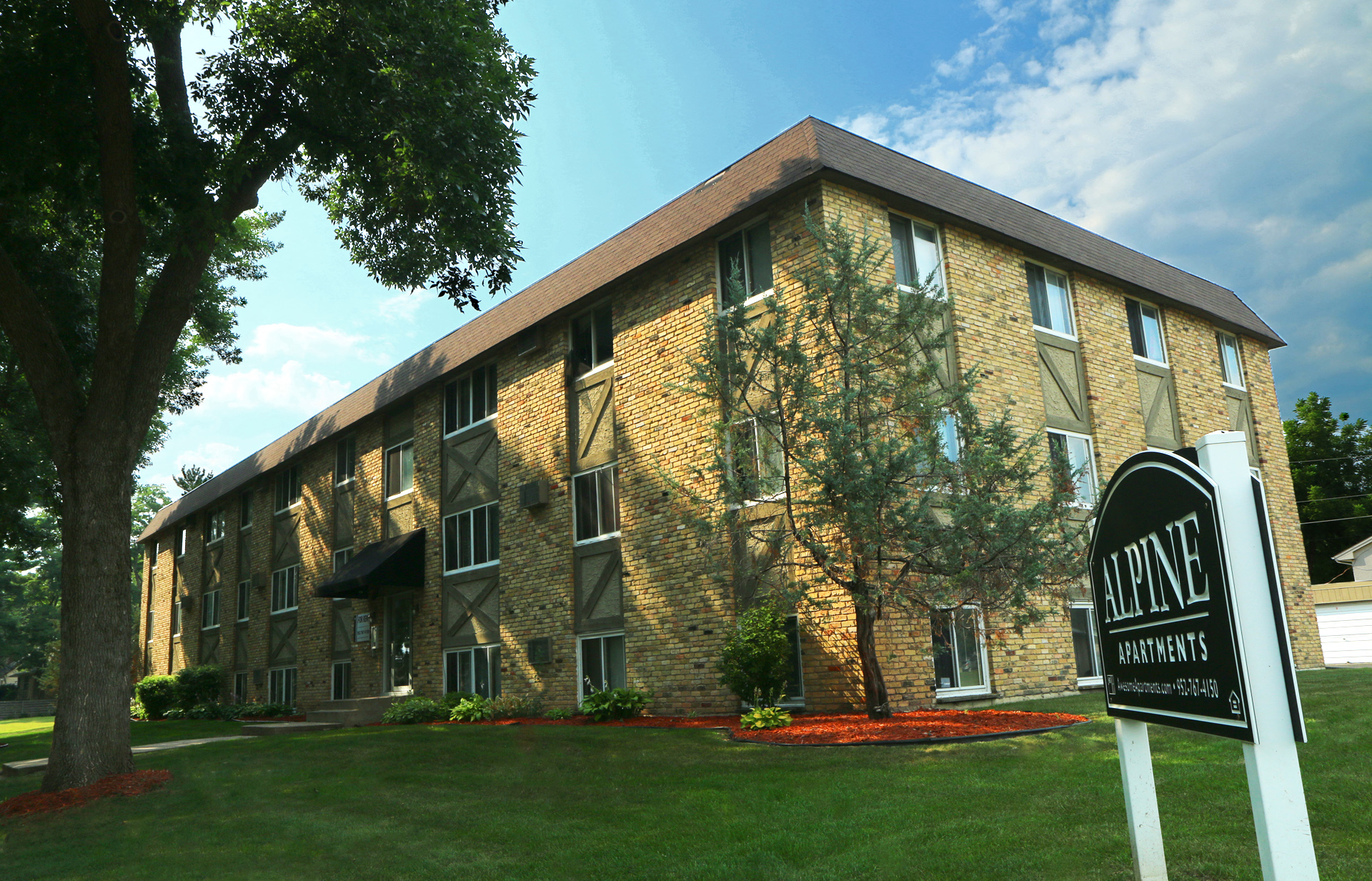 Alpine Apartments Exterior, Forest Lake, Minnesota